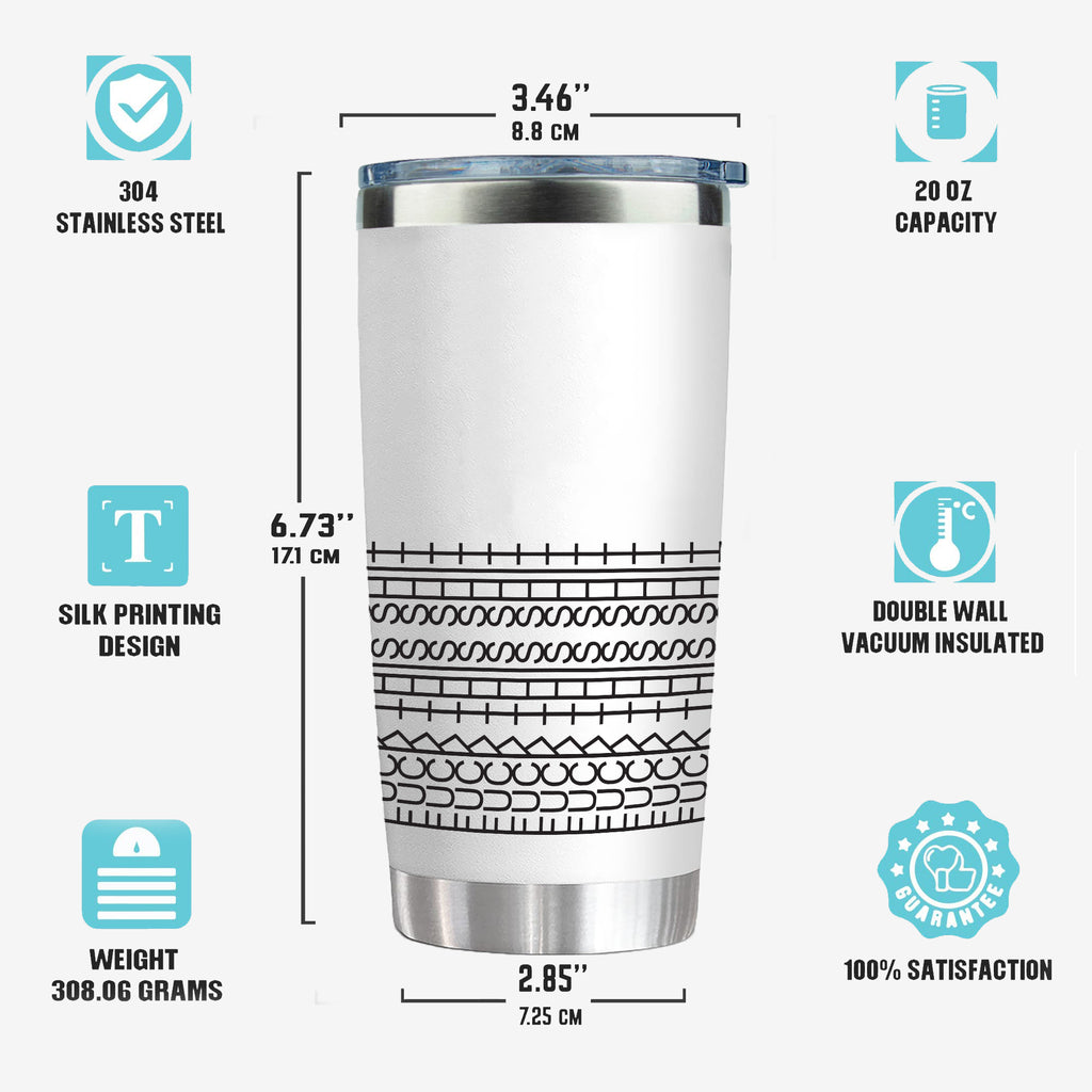 White Elephant - Fuck this shit 20  oz Tumbler