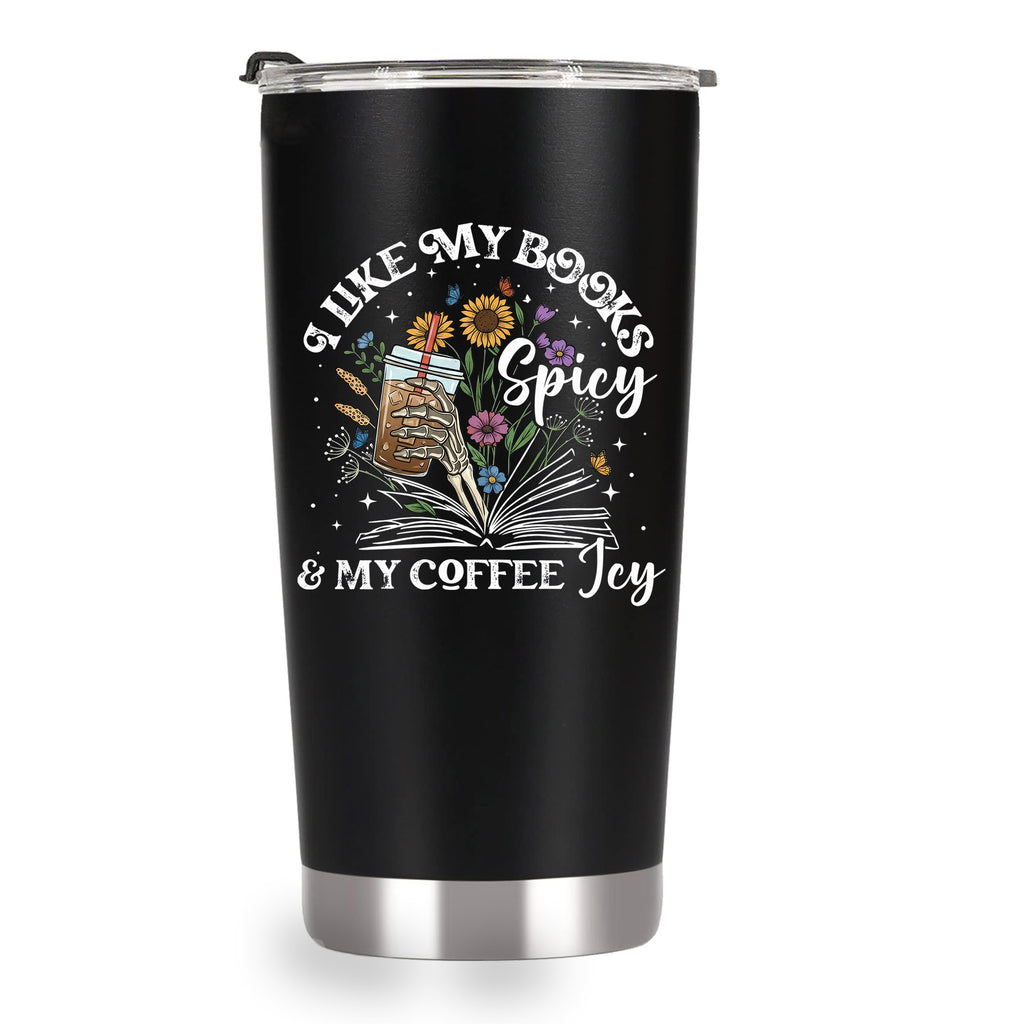 i like my books spicy and my coffee icy